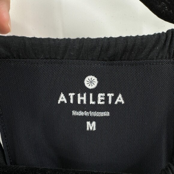 ATHLETA Black Malti Patio Halter Top High Low Maxi Dress Size M - Picture 8 of 11